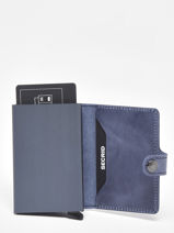 Kaarthouder Vintage Leder Secrid Zwart vintage MV-vue-porte