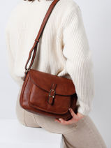 Cross Body Tas Toscane Hexagona Bruin toscane 579734-vue-porte