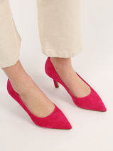 Pumps Met Naaldhak Uit Leder Tamaris Roze women 20-vue-porte