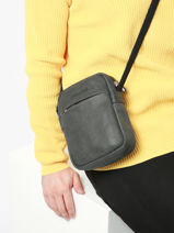 Cross Body Tas Arthur & aston Zwart cristiano 1082-vue-porte