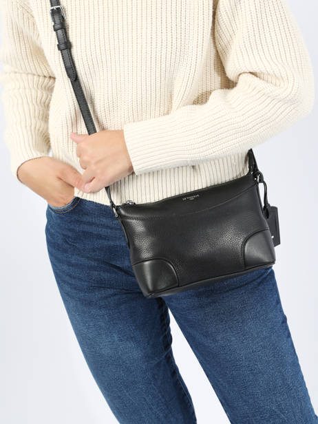 Cross Body Tas Romy Leder Le tanneur Zwart romy TROM1101 ander zicht 1