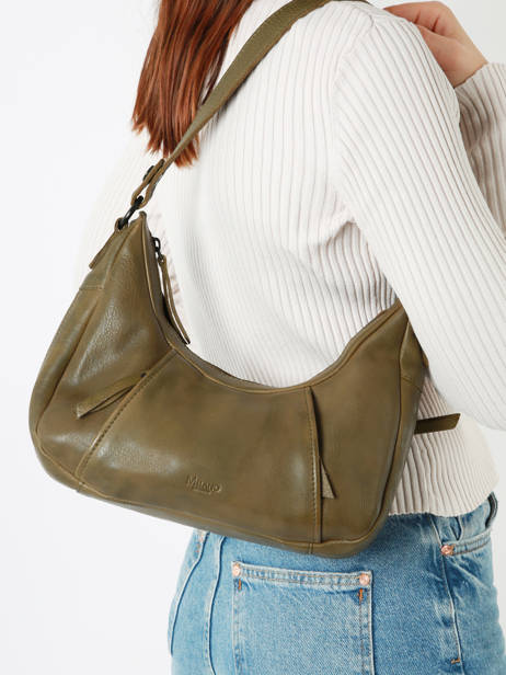 Schoudertas Four Seasons Leder Milano Groen four seasons SOPLB062 ander zicht 1