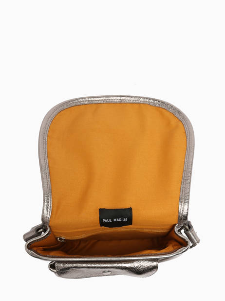 Cross Body Tas Vintage Leder Paul marius Zilver vintage BOHEMIEN ander zicht 3