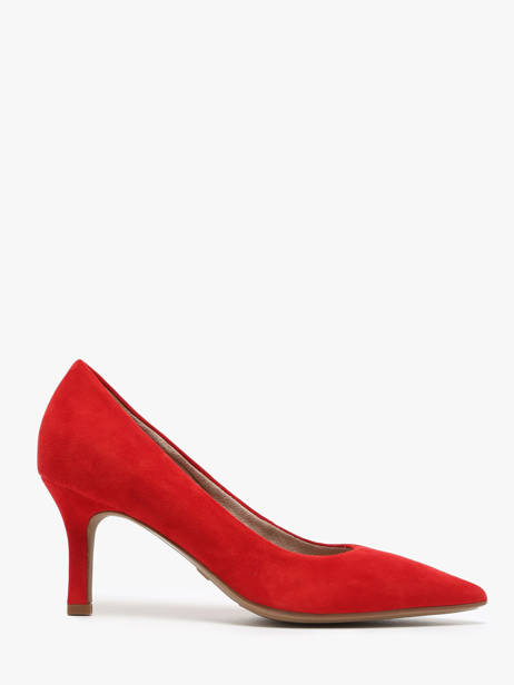 Pumps Uit Leder Tamaris Rood accessoires 40