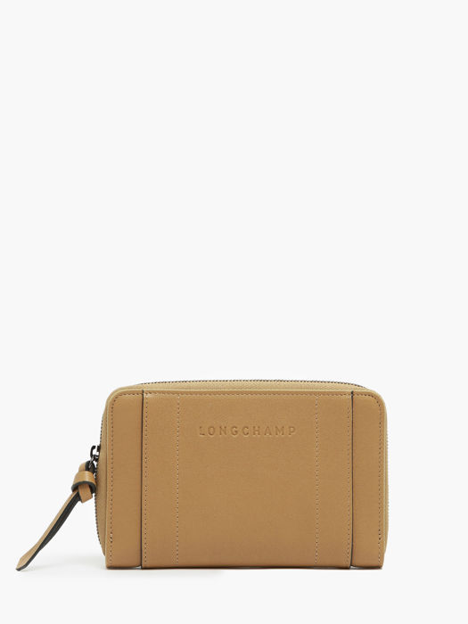 Longchamp Longchamp 3d Portefeuille Bruin