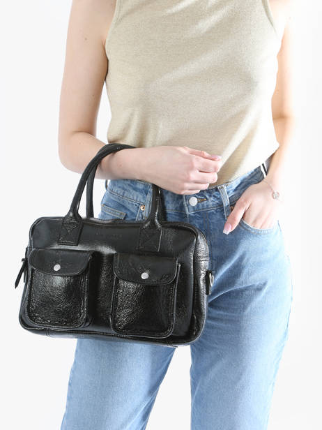 Handtas Le Dandy S Éclipse Leder Paul marius Zwart eclipse DANDSECL ander zicht 1