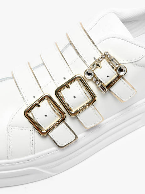 Sneakers Uit Leder Liu jo Wit accessoires BA4019PX ander zicht 1