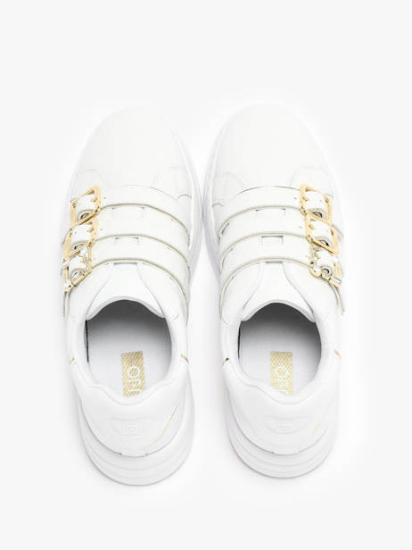 Sneakers Uit Leder Liu jo Wit accessoires BA4019PX ander zicht 3