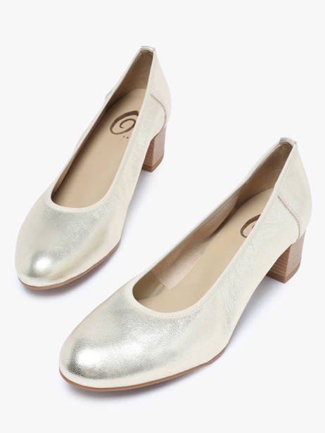 Pumps Uit Leder Rock and rose Goud accessoires 510TP ander zicht 1