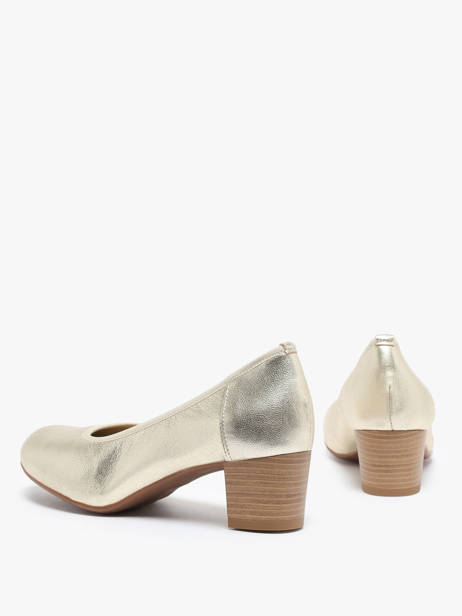 Pumps Uit Leder Rock and rose Goud accessoires 510TP ander zicht 4