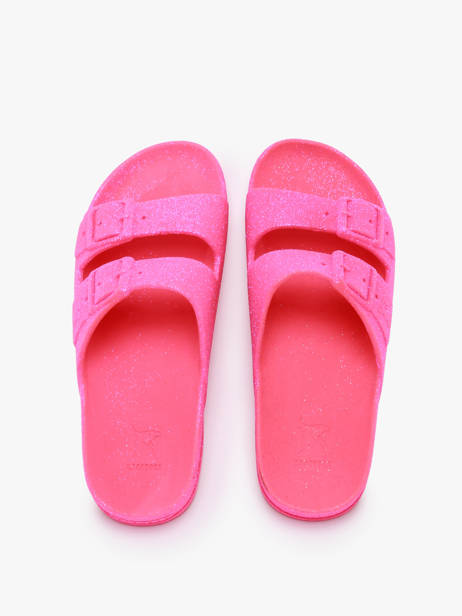 Slippers Neon Cacatoes Roze women NEON ander zicht 3
