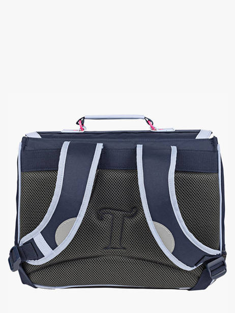 Boekentas 1 Compartiment Tann's Blauw les fantaisies f 35249 ander zicht 4