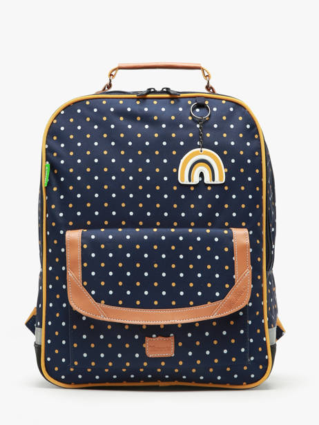 Rugzak 2 Compartimenten Tann's Blauw les fantaisies f 74322