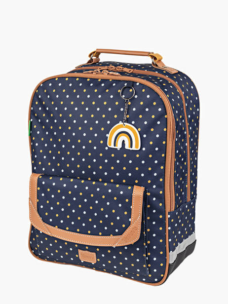 Rugzak 2 Compartimenten Tann's Blauw les fantaisies f 74322 ander zicht 2