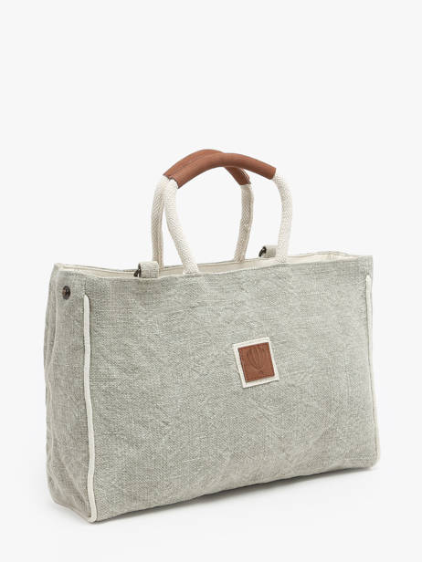 Handtas Naturel Le voyage en panier Beige naturel PM807 ander zicht 2