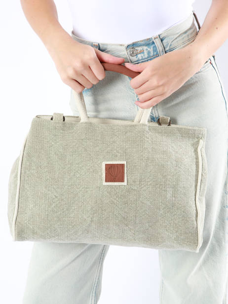 Handtas Naturel Le voyage en panier Beige naturel PM807 ander zicht 1