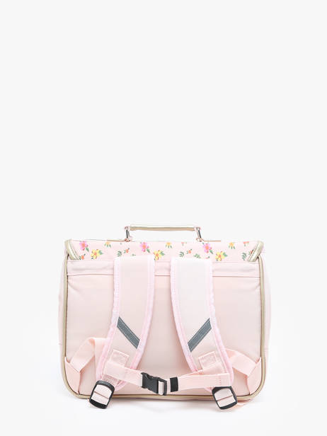 Boekentas 1 Compartiment Caramel et cie Roze boheme FI ander zicht 4