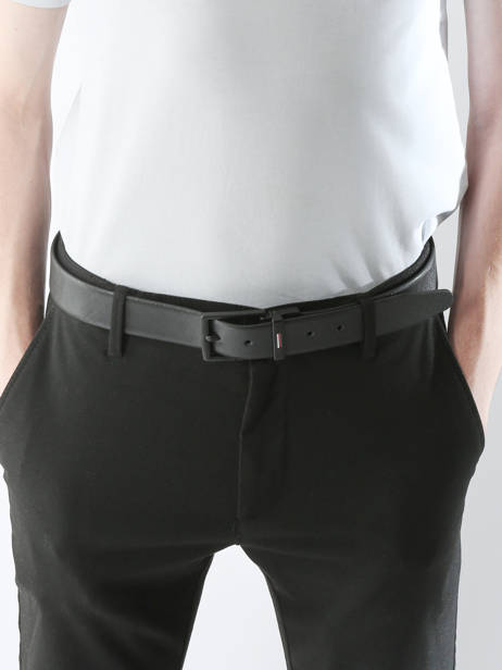 Riem Tommy hilfiger Zwart business AM12178 ander zicht 1