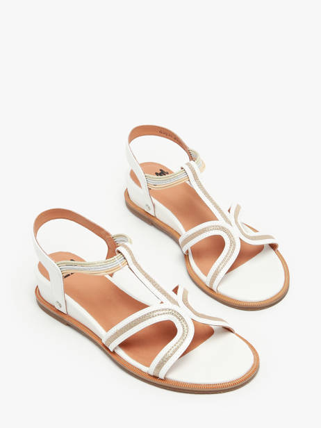 Sandalen Uit Leder Mam'zelle Wit accessoires CSG2Q30 ander zicht 1