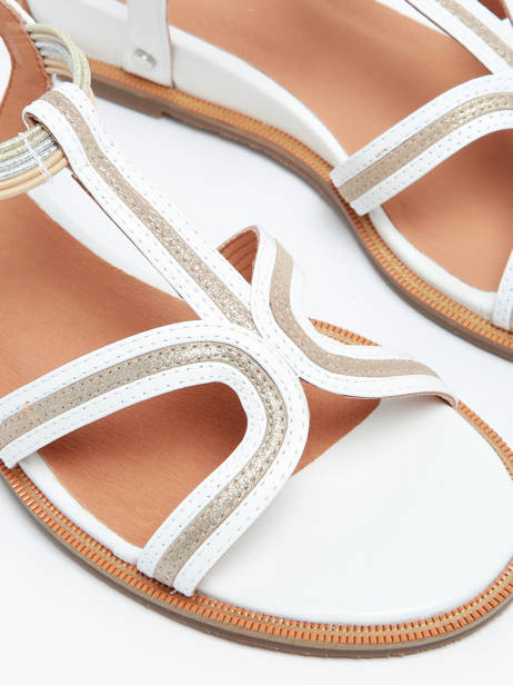 Sandalen Uit Leder Mam'zelle Wit accessoires CSG2Q30 ander zicht 2