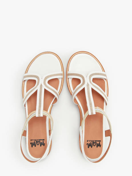 Sandalen Uit Leder Mam'zelle Wit accessoires CSG2Q30 ander zicht 3