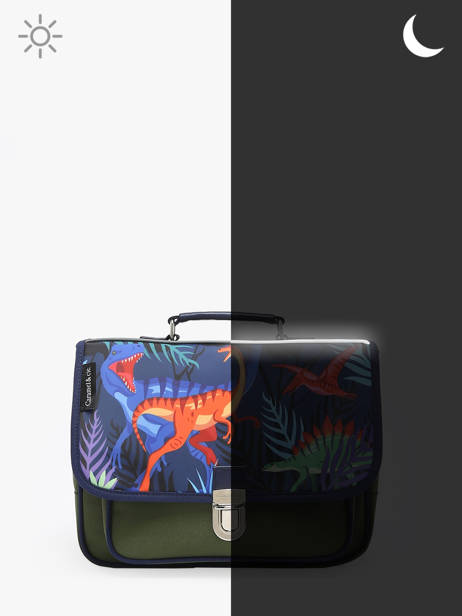 Boekentas 1 Compartiment Caramel et cie Groen fier GA ander zicht 5