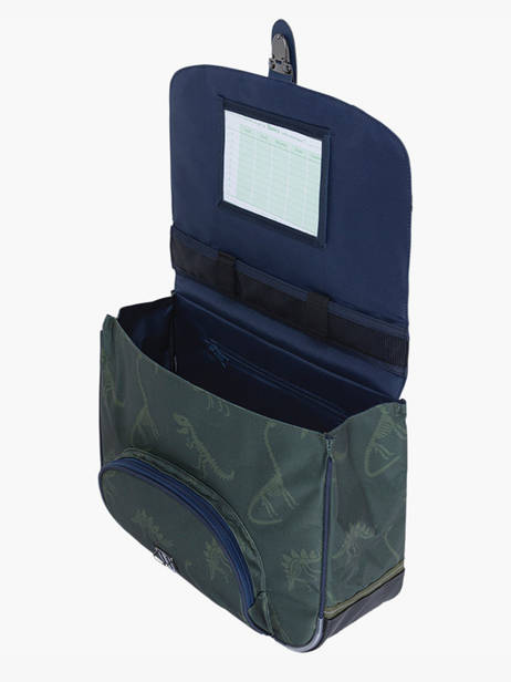 Boekentas 1 Compartiment Tann's Groen les fantaisies g 35277 ander zicht 2