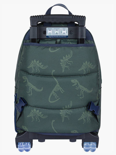 Rugzak Op Wieltjes 2 Compartimenten Tann's Groen les fantaisies g 73277 ander zicht 5