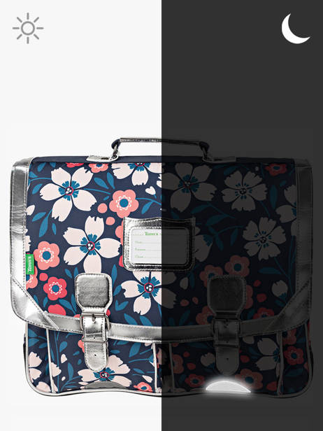 Boekentas 2 Compartimenten Tann's Veelkleurig les fantaisies f 41262 ander zicht 5