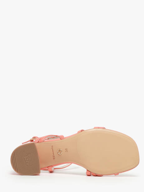 Sandalen Met Hak Uit Leder Tamaris Oranje women 42 ander zicht 3
