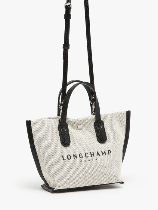Longchamp Essential toile Cross bodytas Wit