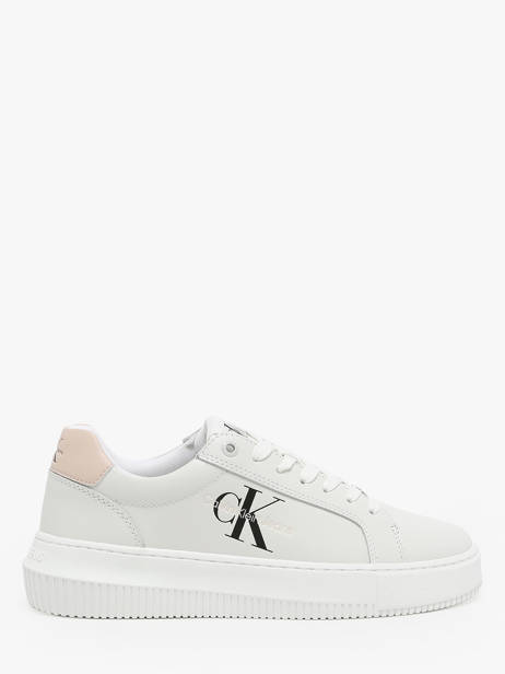 Sneakers Uit Leder Calvin klein jeans Wit women 8230LA