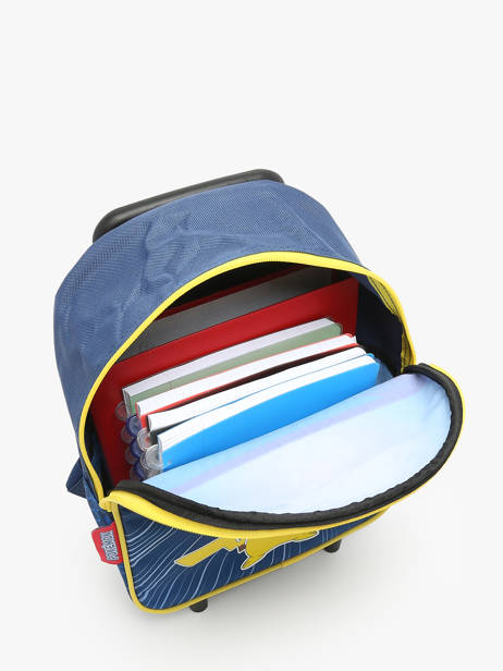 Rugzak 1 Compartiment Pokemon Blauw energie electrique 23AK204F ander zicht 3