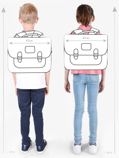 Boekentas Stones and bones Groen boys B ander zicht 1