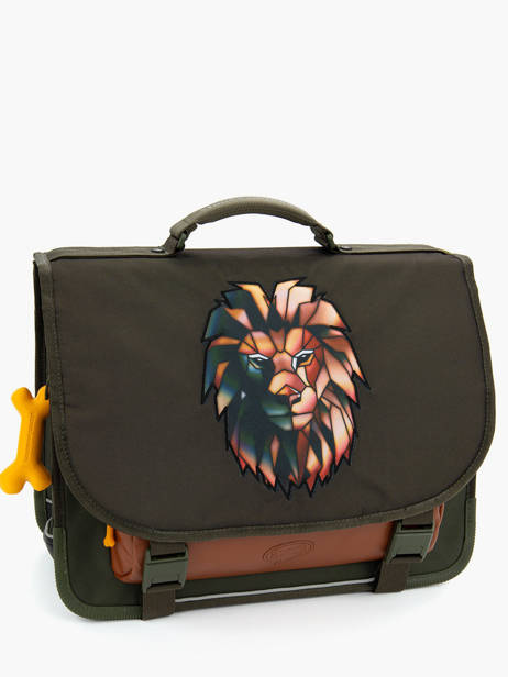 Boekentas Stones and bones Groen boys B ander zicht 2