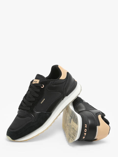 Damessneakers City New York Leder Hoff Zwart women 25503-29 ander zicht 3