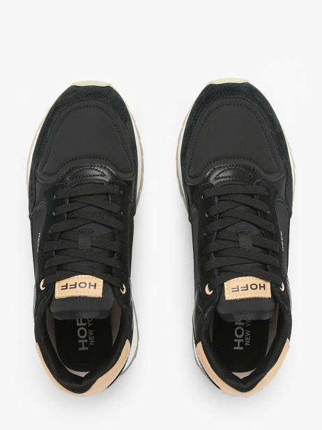 Damessneakers City New York Leder Hoff Zwart women 25503-29 ander zicht 4