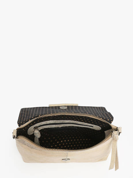 Cross Body Tas Felizia Leder Pieces Goud felizia 17116820 ander zicht 3