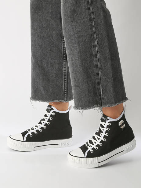 Sneakers Kampus Max Nft Karl lagerfeld Zwart women KL60444 ander zicht 1