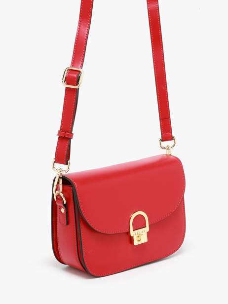Cross Body Tas M Altair Leder Etrier Rood altair EALA081M ander zicht 2