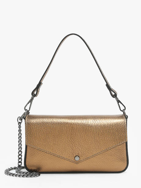 Cross Body Tas Caviar Leder Milano Bruin caviar CA240612