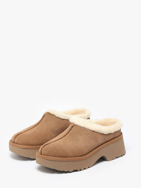 Boots New Height Cozy Uit Leder Ugg Bruin women 1162510 ander zicht 2