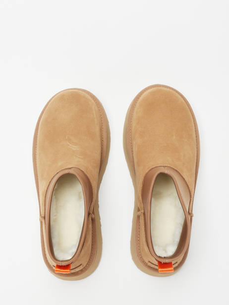 Boots Met Platformzool Classic Mini Dipper Uit Leder Ugg Bruin women 1168170 ander zicht 4