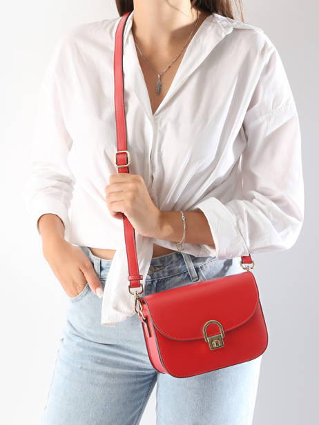 Cross Body Tas M Altair Leder Etrier Rood altair EALA081M ander zicht 1