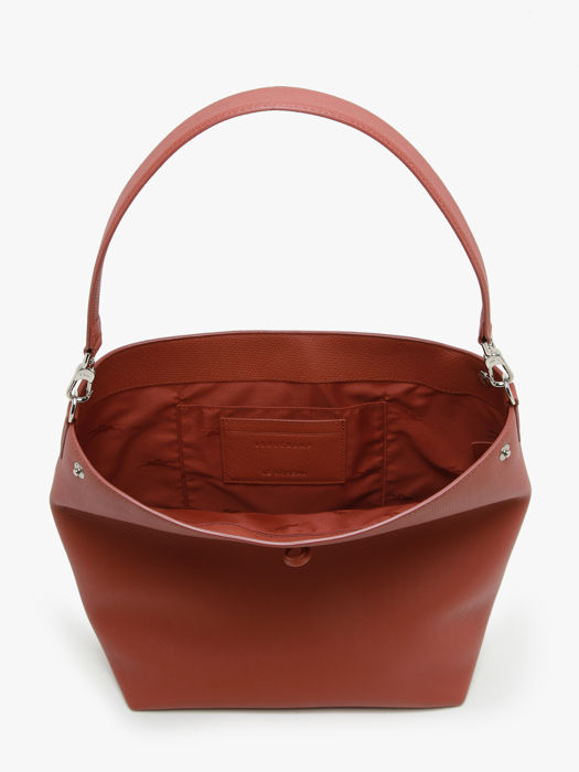 Longchamp Le roseau Schoudertas Bruin