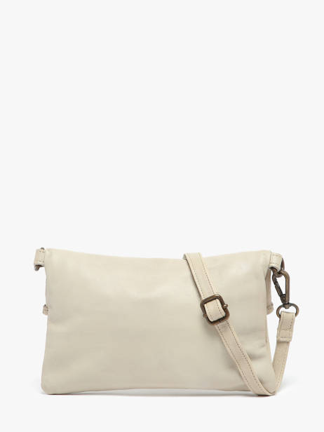 Cross Body Tas Cow Leder Basilic pepper Beige cow BCOW75 ander zicht 5