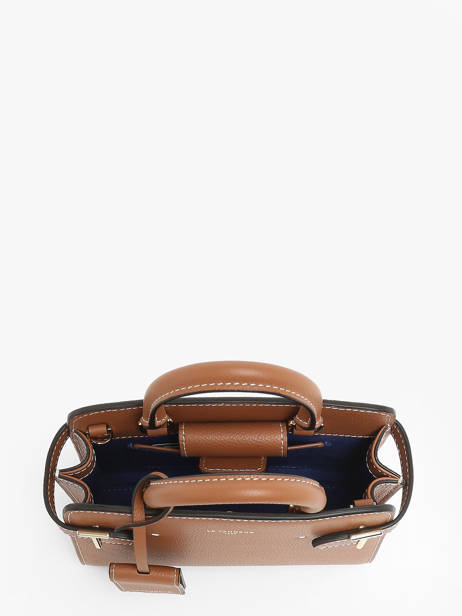 Cross Body Tas Emily Leder Le tanneur Bruin emily TEMI1630 ander zicht 3