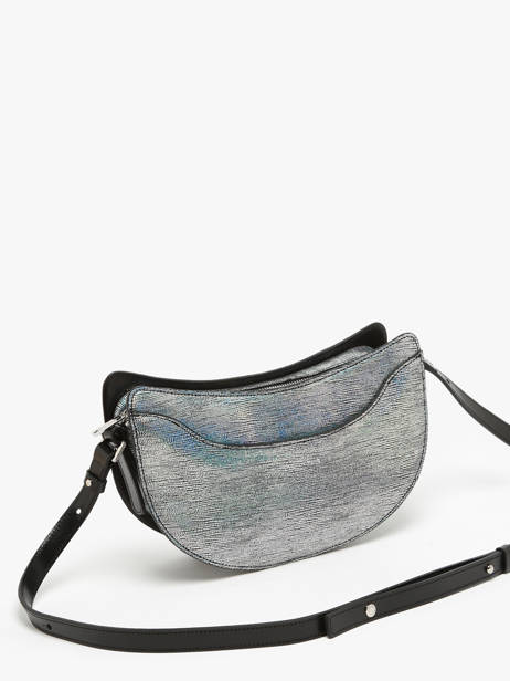 Cross Body Tas Suave Lune Leder Lancaster Zilver suave lune 33 ander zicht 2