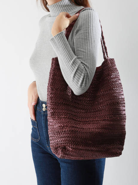 Schoudertas Heritage Leder Biba Violet heritage RUB1L ander zicht 1