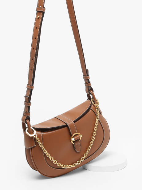 Cross Body Tas Pia Leder Le tanneur Bruin pia TPIA1200 ander zicht 2